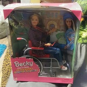 New Becky Friend Of Barbie Doll